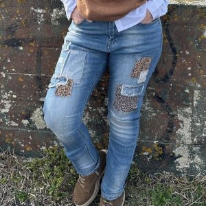 )Pantalon animal print